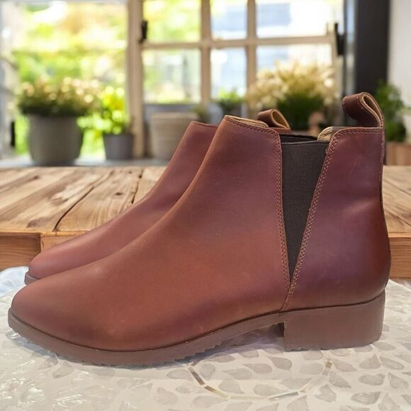 NISOLO Anthropologie $228 Chelsea Boots Women’s 9 Leather Ankle NEW Sustainable - Picture 14 of 16